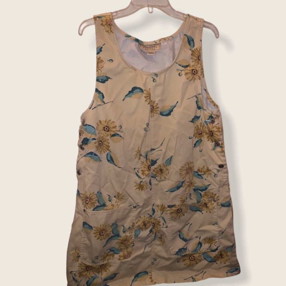 sunflower denim dress